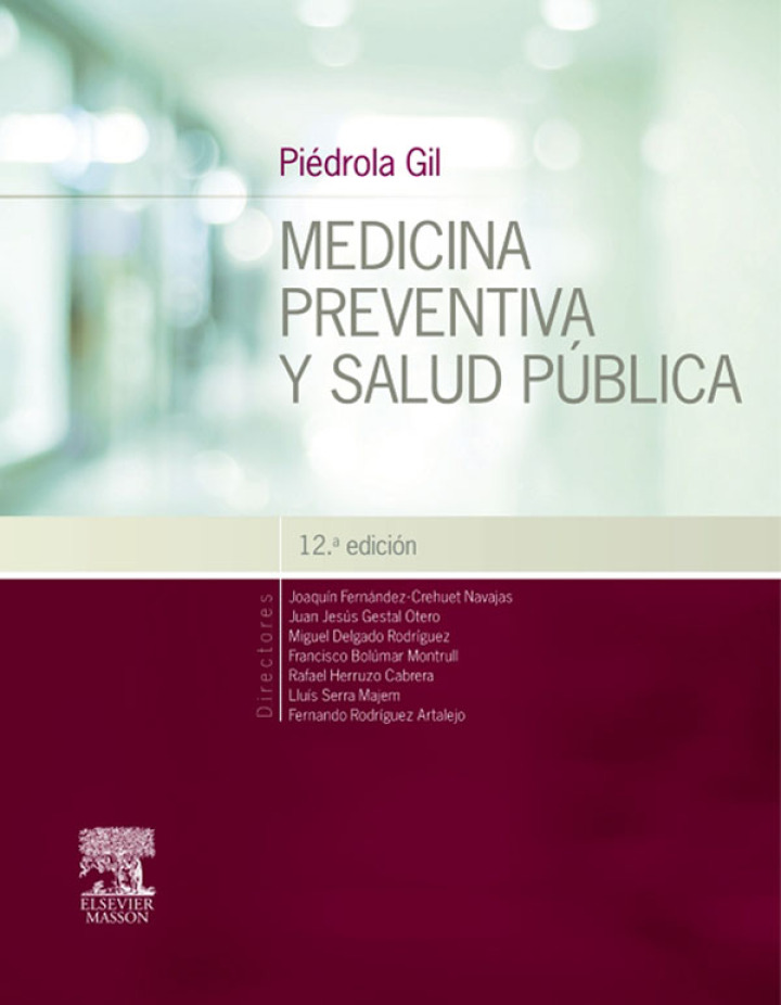 Libro Impreso-Pedrola Gil. Medicina preventiva y salud pública 12ª Ed.